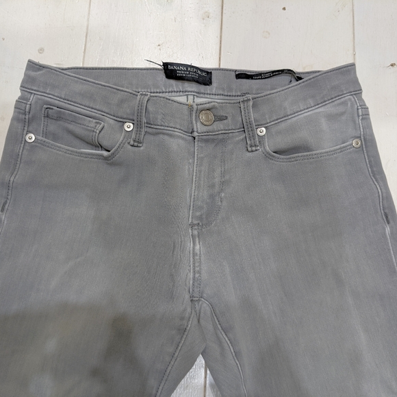 Banana Rebuplic gray jeans, size 4 - Picture 2 of 3